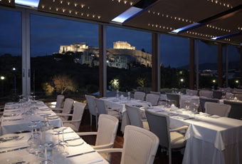 オリゾンテスレストランの室内写真