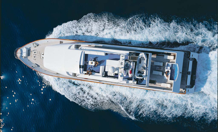 クルーズ・ボート（俯瞰）